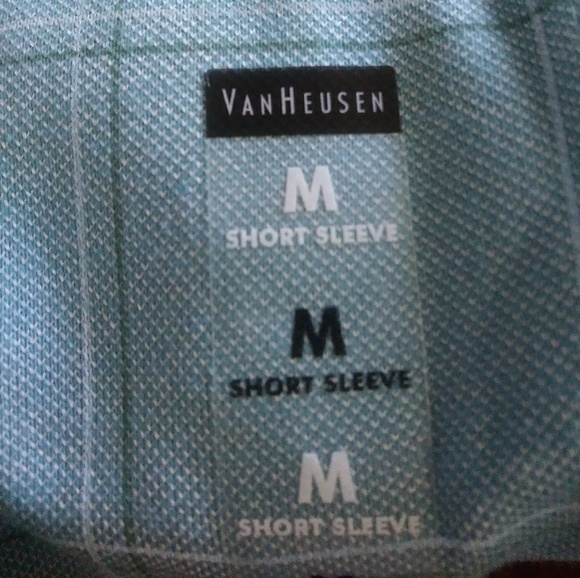 *SOLD!!!* Lot Of 5 VAN HEUSEN MEN'S POLO SHIRTS - Picture 4 of 4